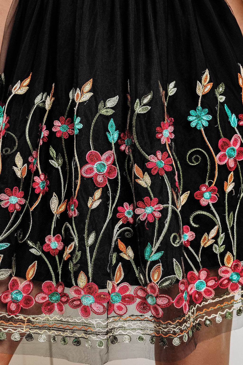 Petal & Thread Floral Mini Dress