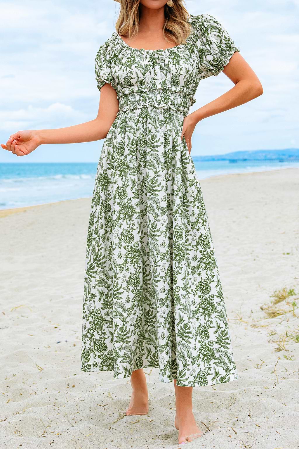 Wildflower Cottage Floral Maxi Dress