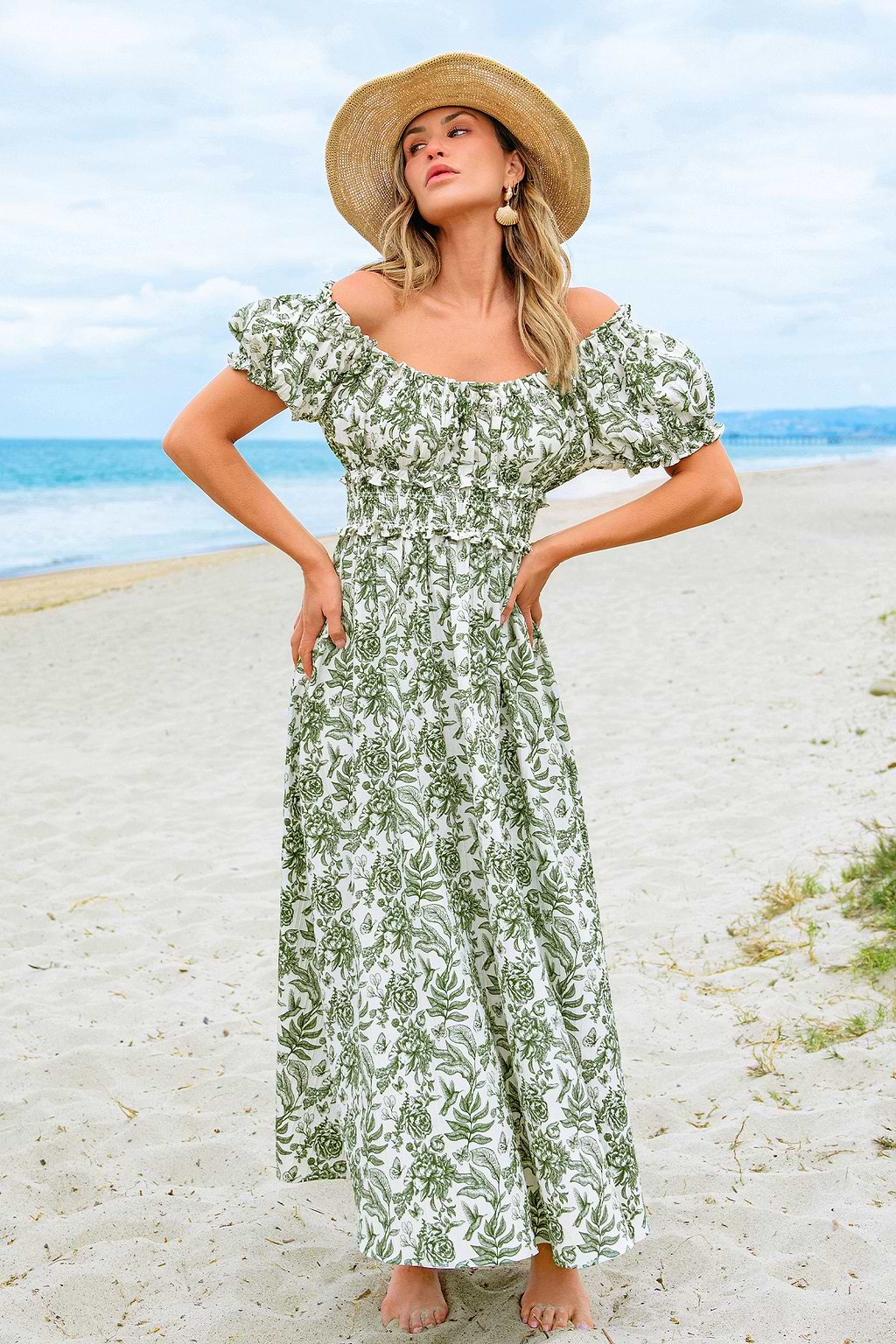 Wildflower Cottage Floral Maxi Dress