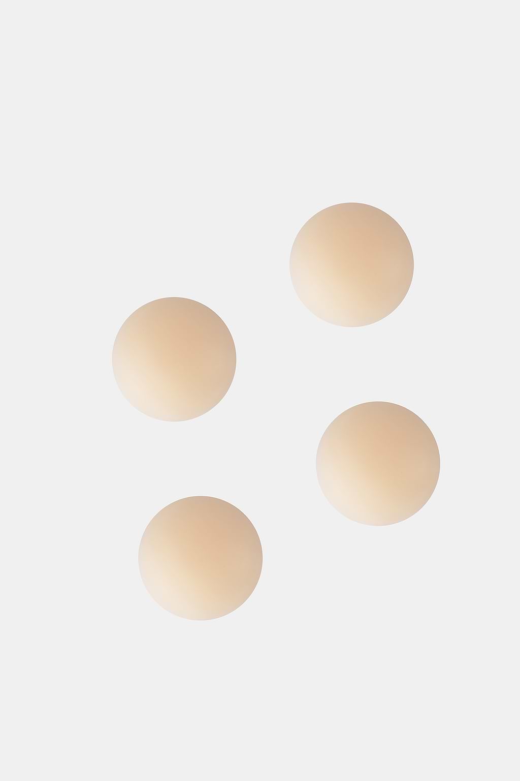 Copricapezzoli beige con supporto invisibile - Confezione da 2