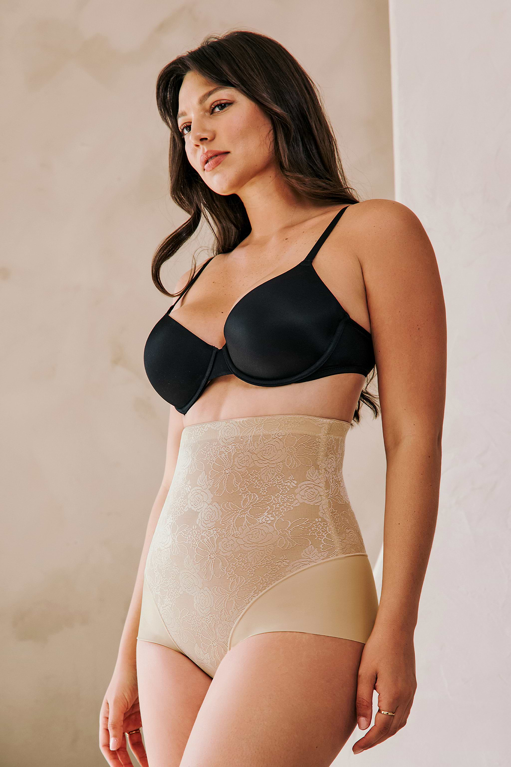 Bas sculptants nude sans couture