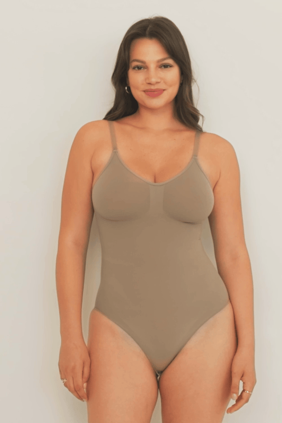 Verstellbare Träger Shapewear-Bodysuit