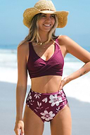 Hibiscus Tea Floral Bikini Set