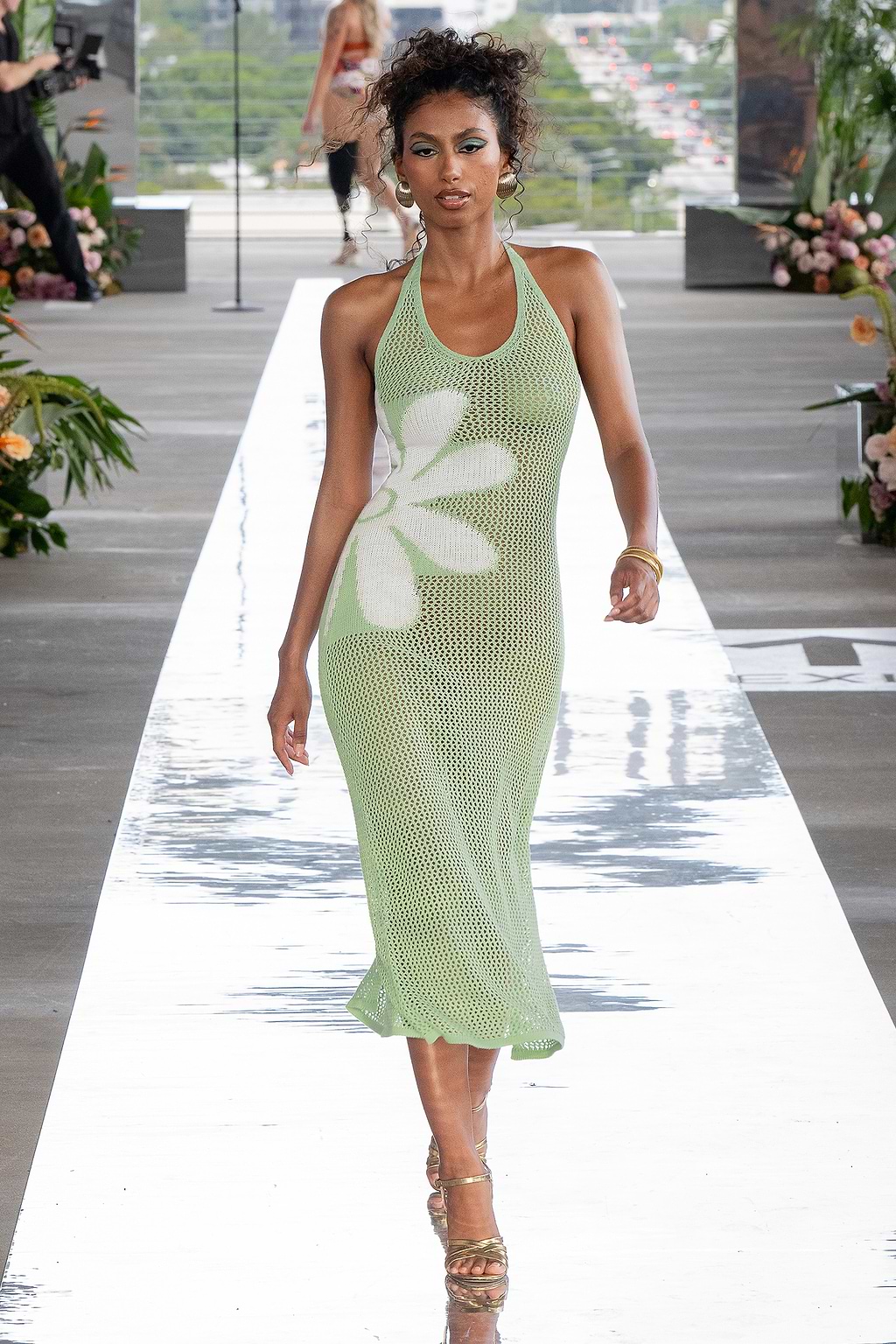 Vestido largo Always Blooming Cover-Up