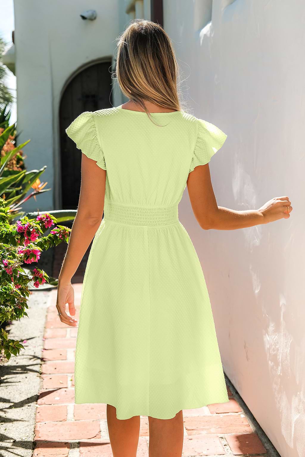 Sukienka mini Spring Escape Green