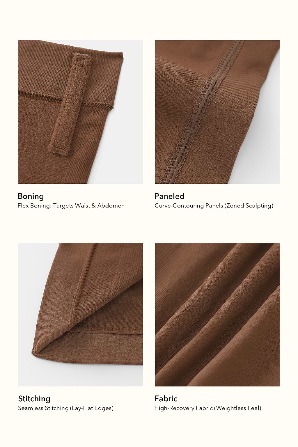 Mocha Sculpt Nude Shapewear Bottoms