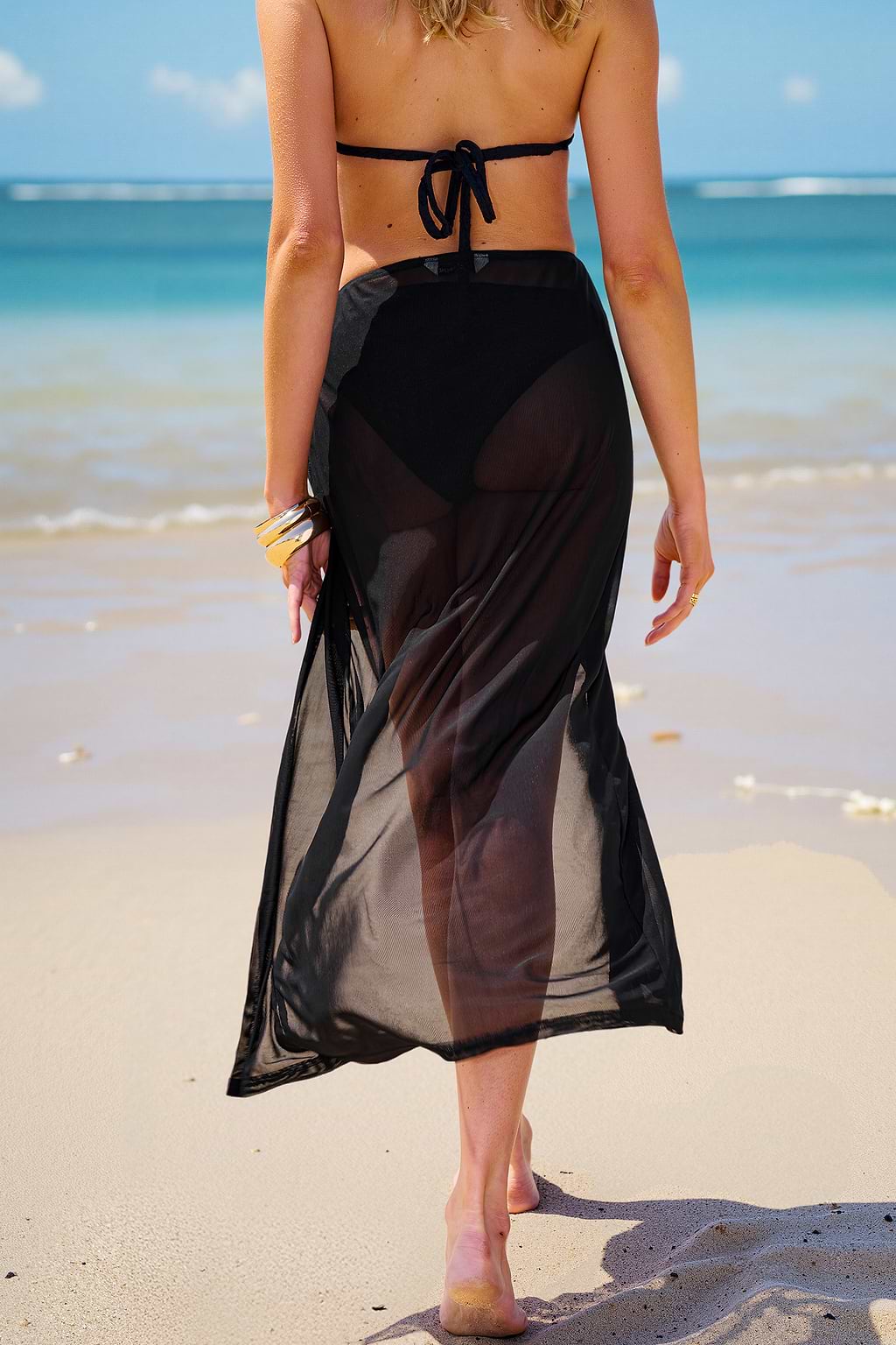 Wszystko  co błyszczy  czarny  sarong