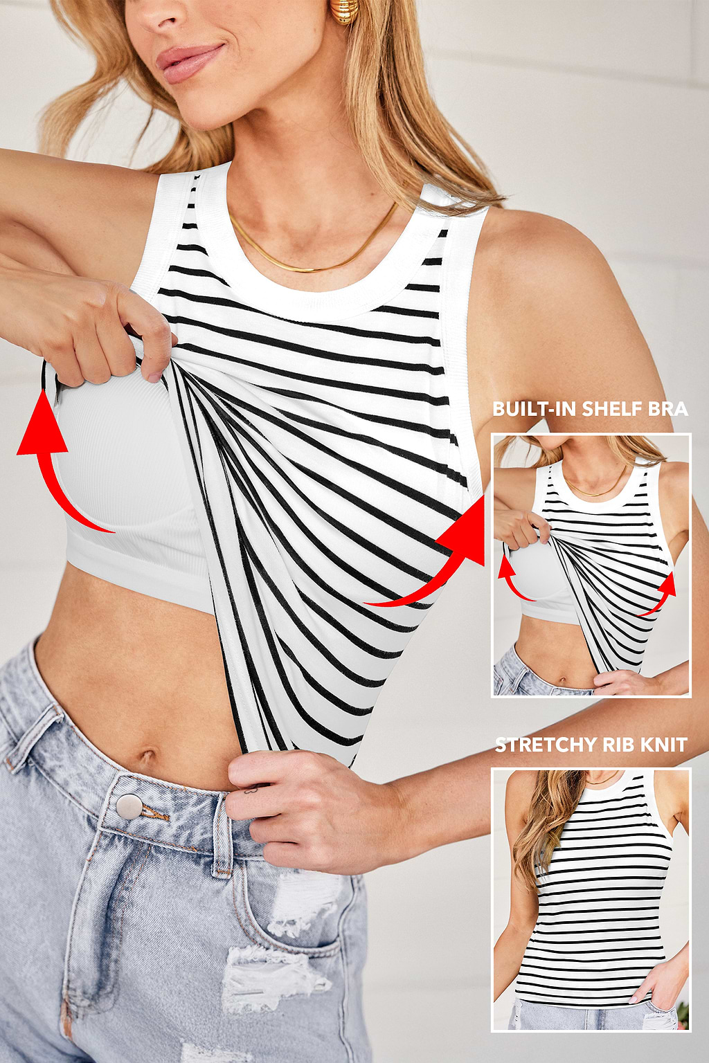 Summer Pulse Striped Top