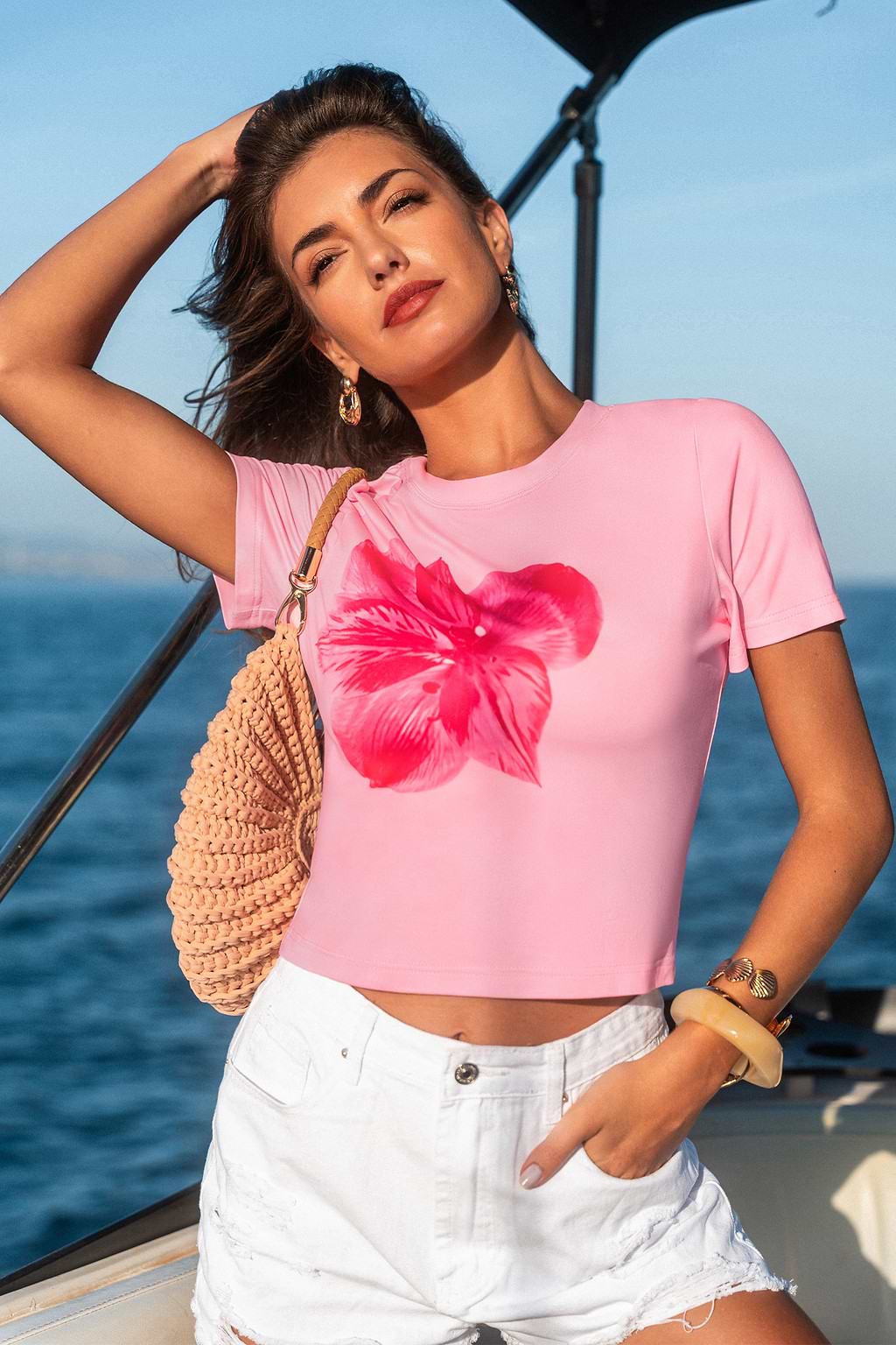 Maglietta floreale All Yours