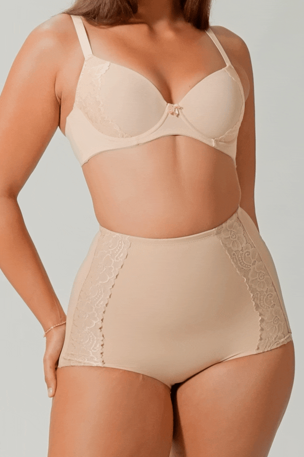 Laced In Nude Shapewear Briefs