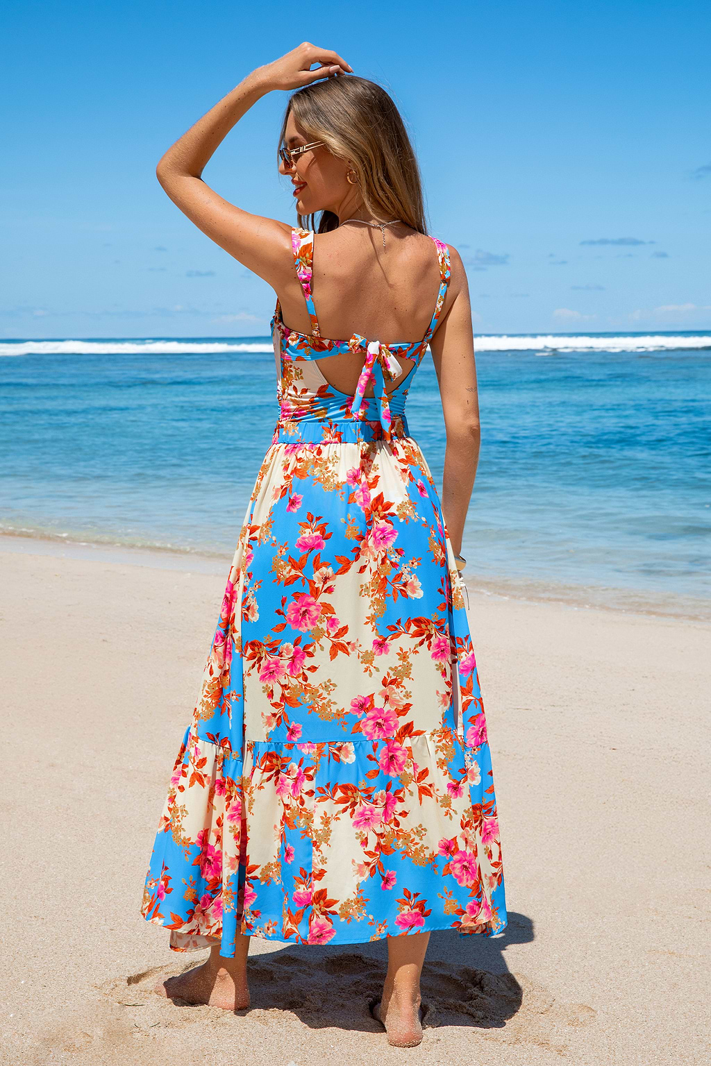 Beach Brunch Floral Cover-Up Sarong