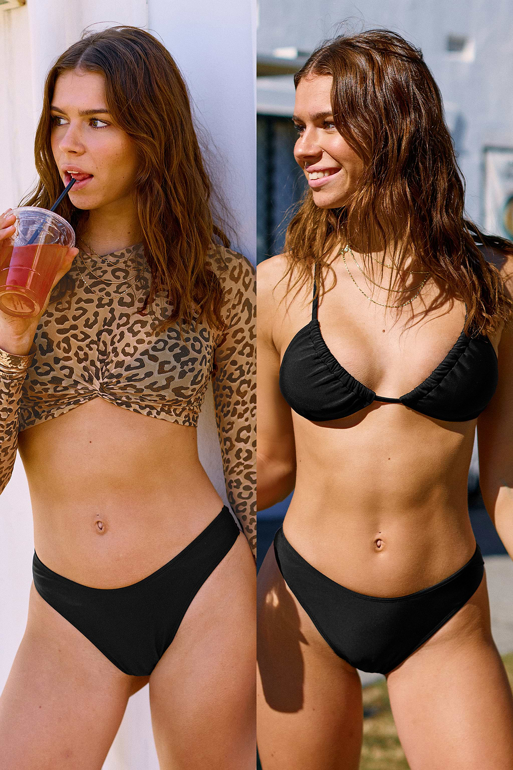 Untamed Vibes Animal Print 3-Piece Bikini Set