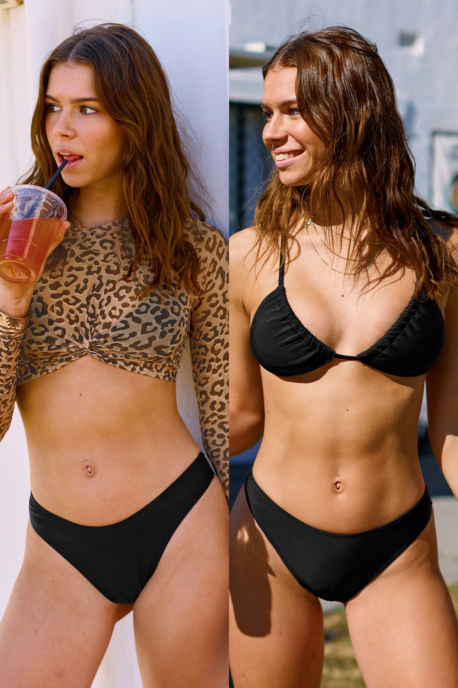 Born Wild Animal Print Bikini Set