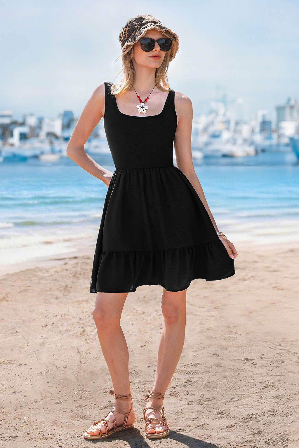 Dark Romance Black Mini Dress