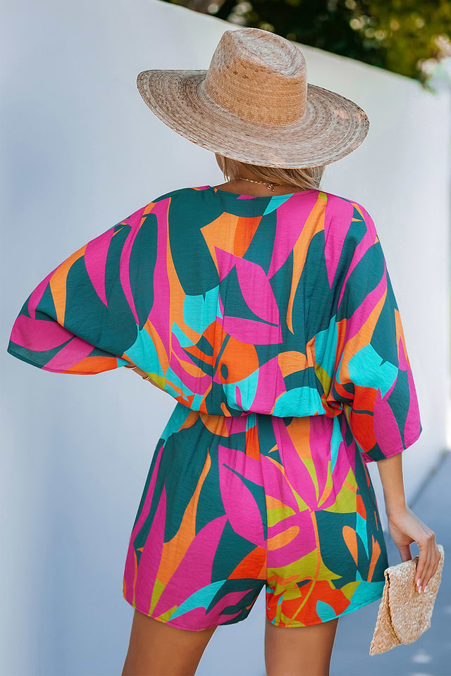 Cove Calling Tropical Romper