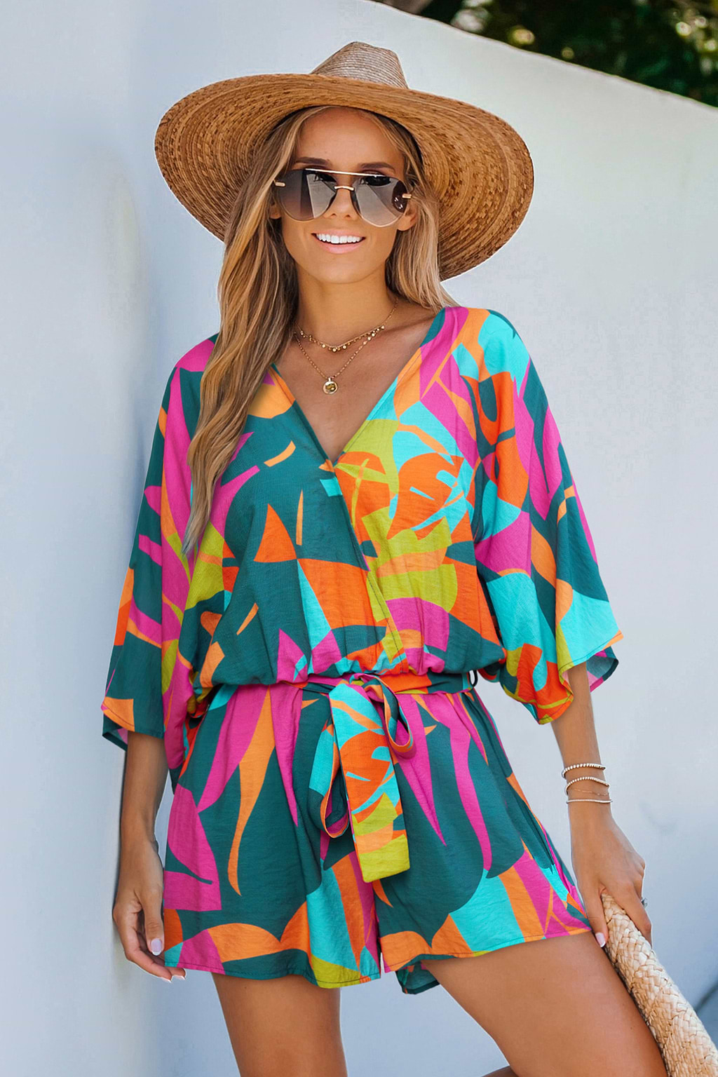 Cove Calling Tropical Romper
