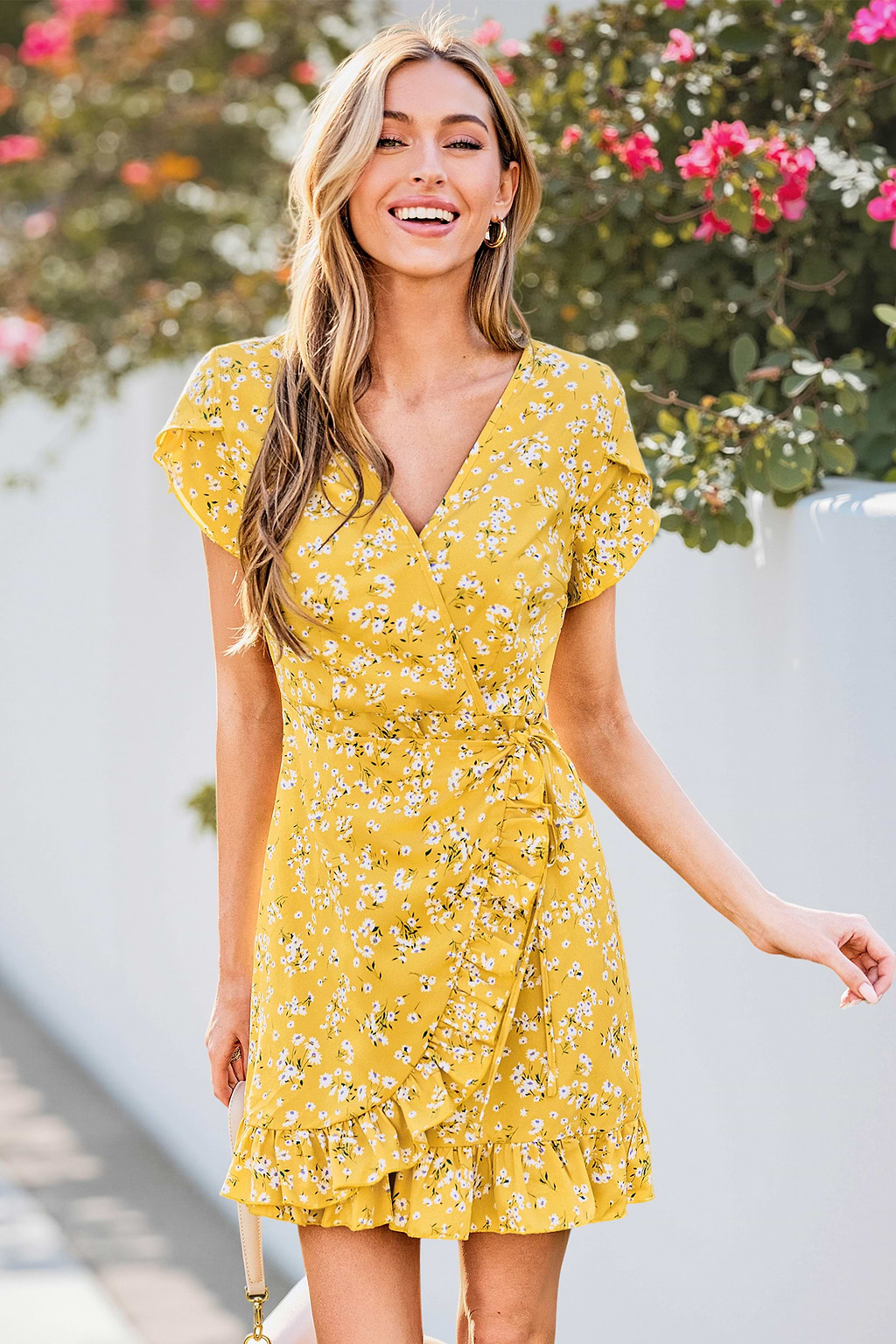 Sunny Days Floral Mini Dress