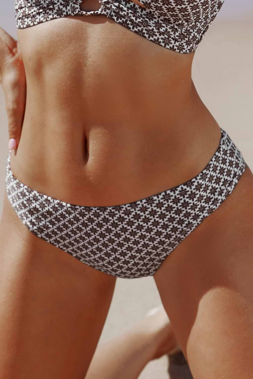 Topaz Glow Geo Bikini Bottoms