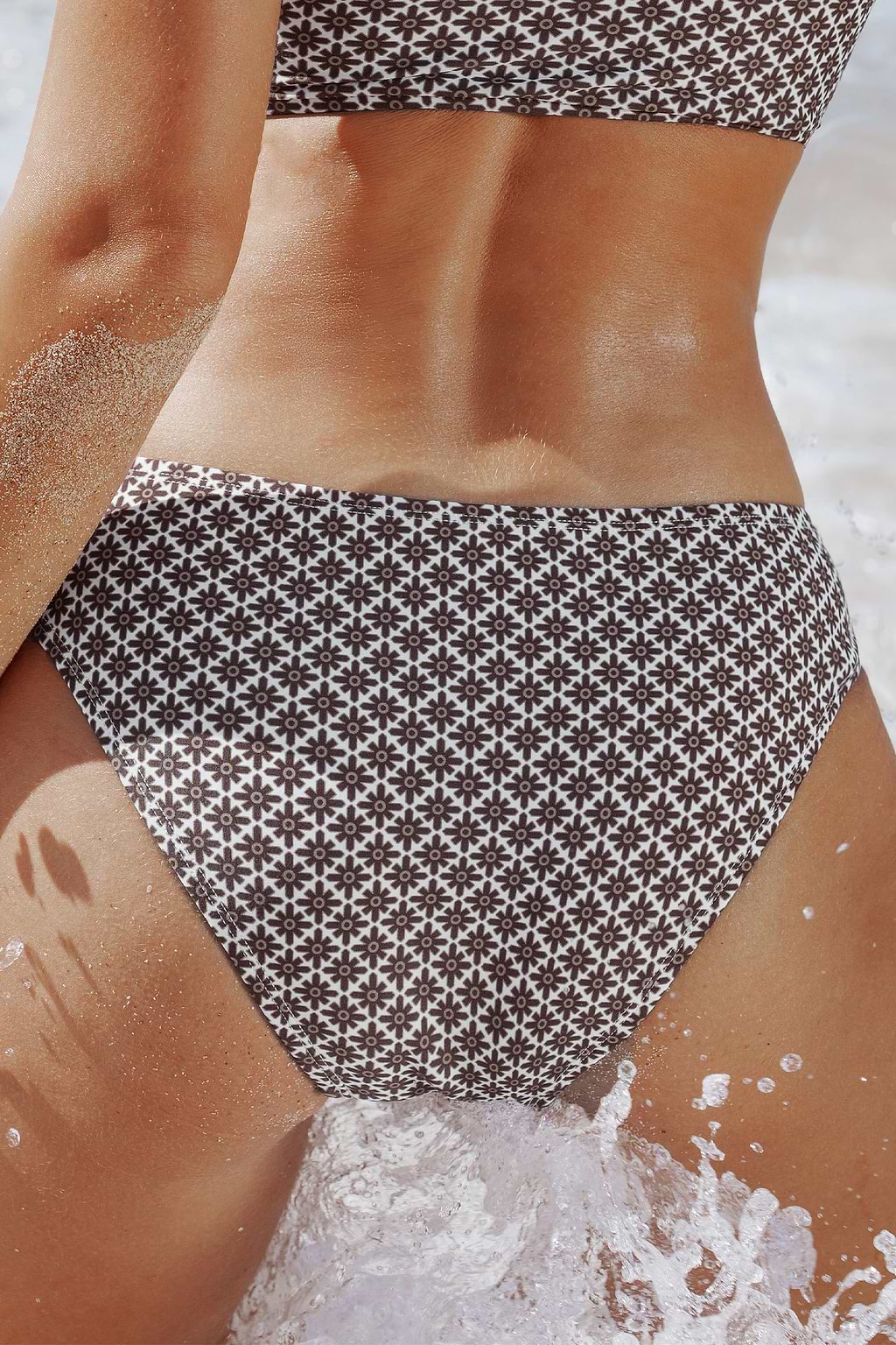 Topaz Glow Geo Bikini Bottoms