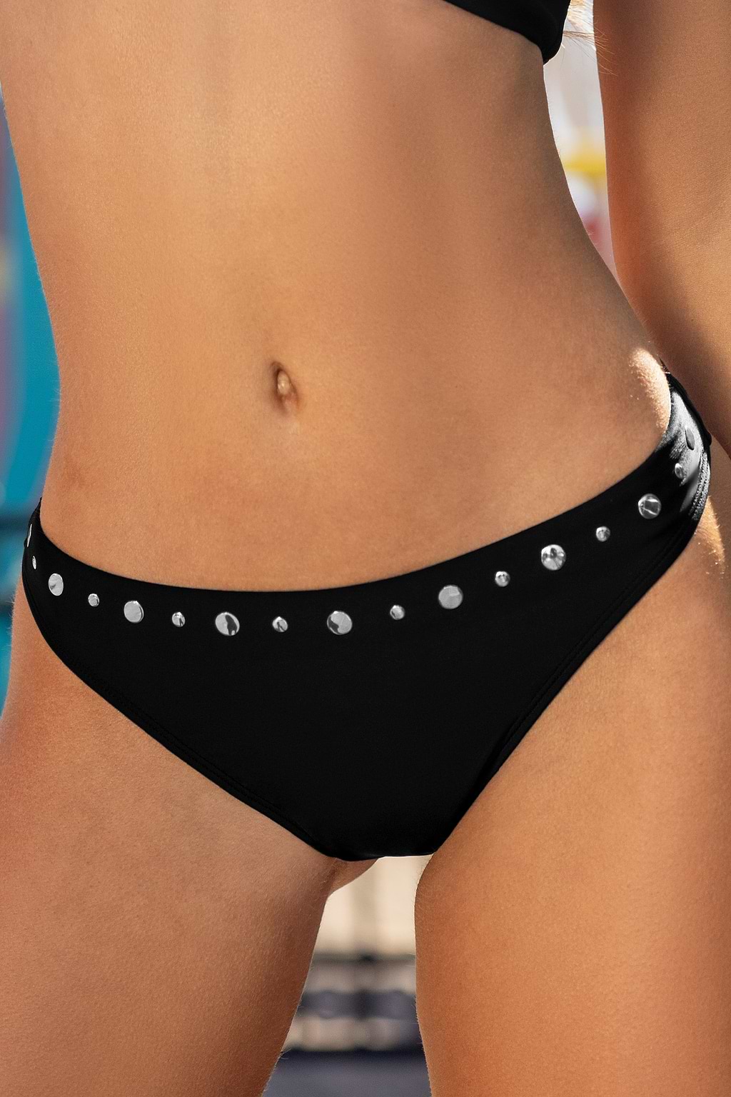 Rockstar Vibes Black Bikini Bottoms