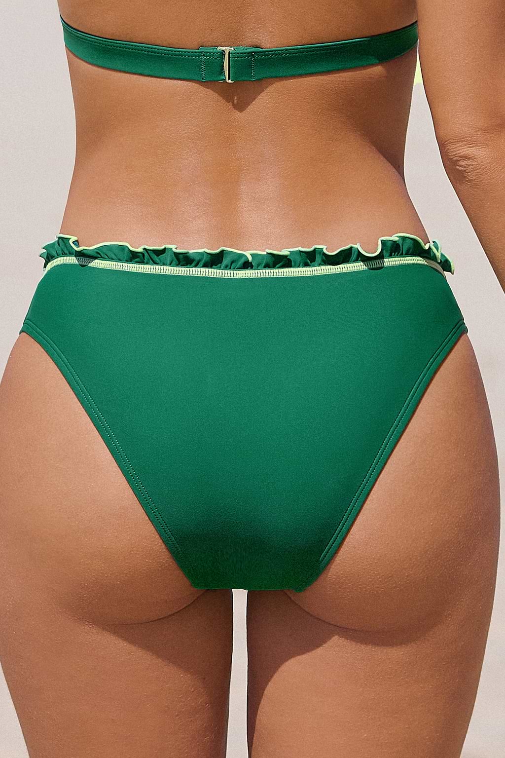 Foliage Green Cheeky Bikini Bottoms