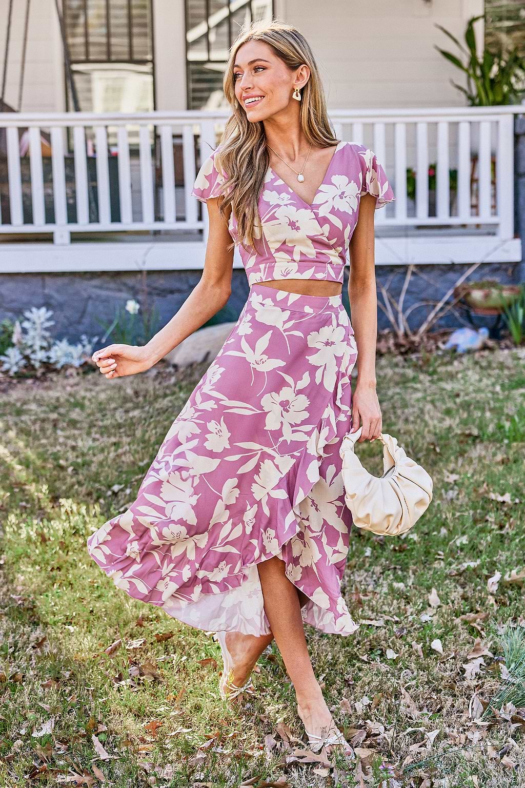 Conjunto floral de 2 piezas New Blooms