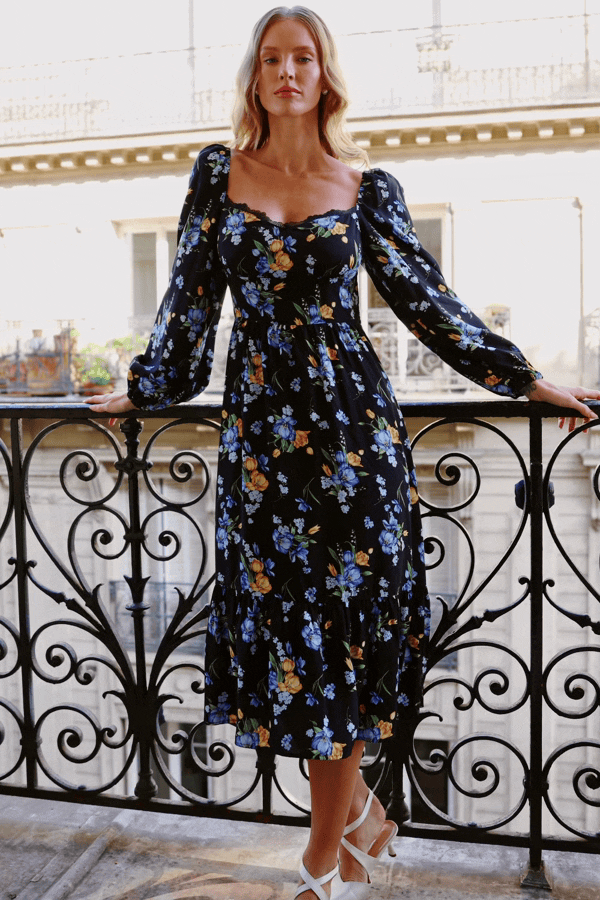 For Keeps Floral Maxi Dress