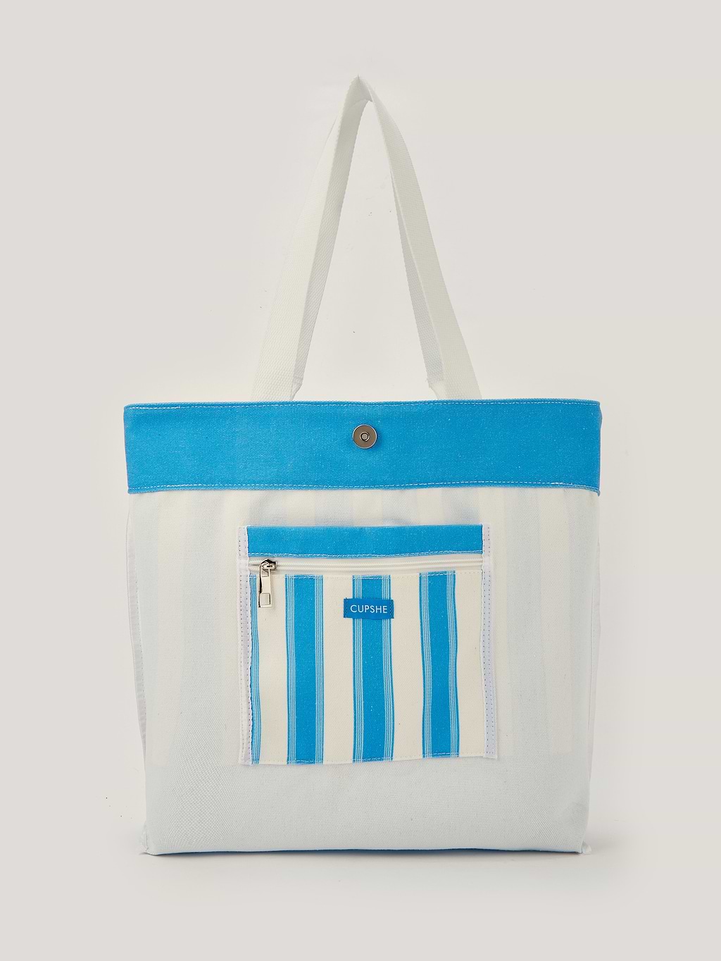 Cupshe Striped Tote Bag