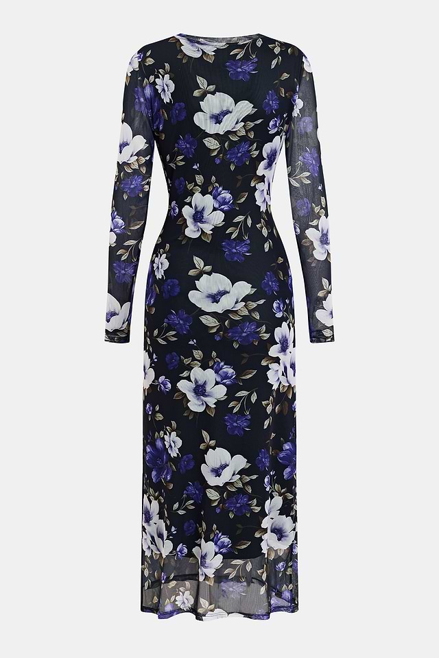 princess polly baby blue dress The Blue plus size bodycon dress, made with supple stretchable knitted  polyester for gracefully contouring the body. Featuring net yoke design  with half sleeve and flare at bottom. Easy wear for parties