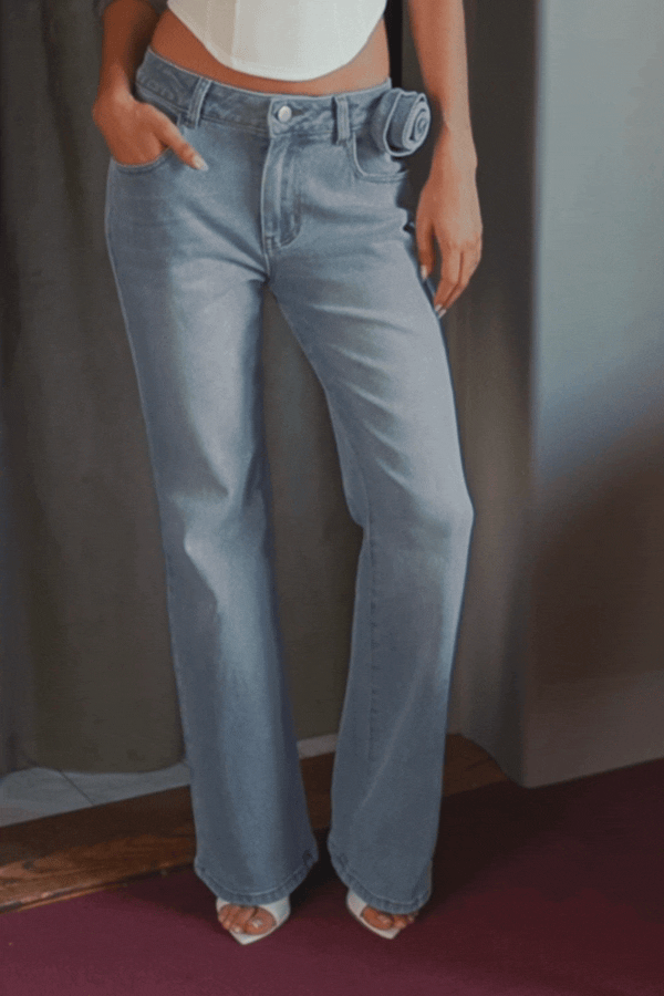 x Renee & Elisha Herbert Rose Jeans