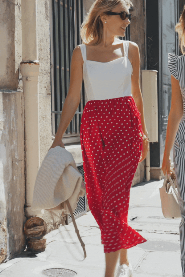 Sukienka maxi w groszki Simply Darling