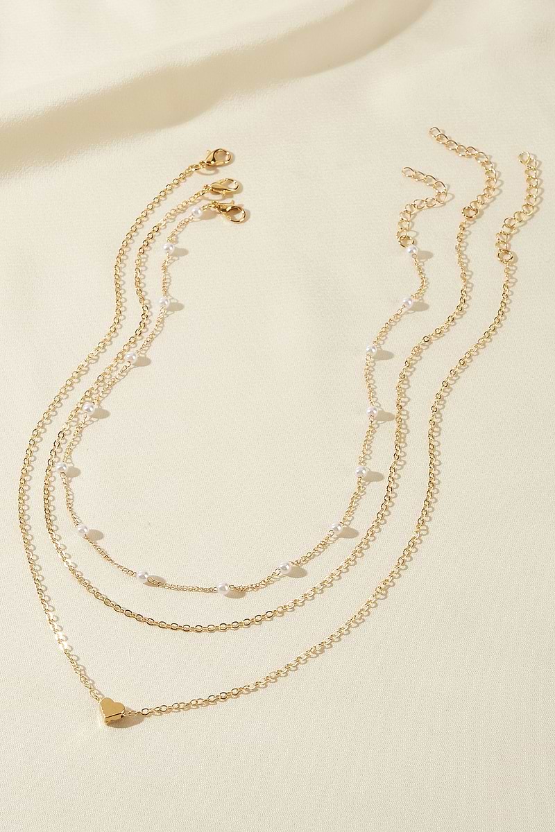 Shine Bright Gold-Tone Necklace Set