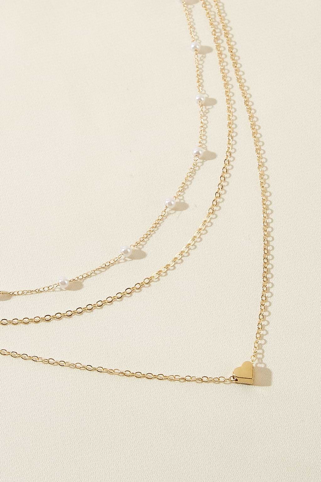 Shine Bright Gold-Tone Necklace Set