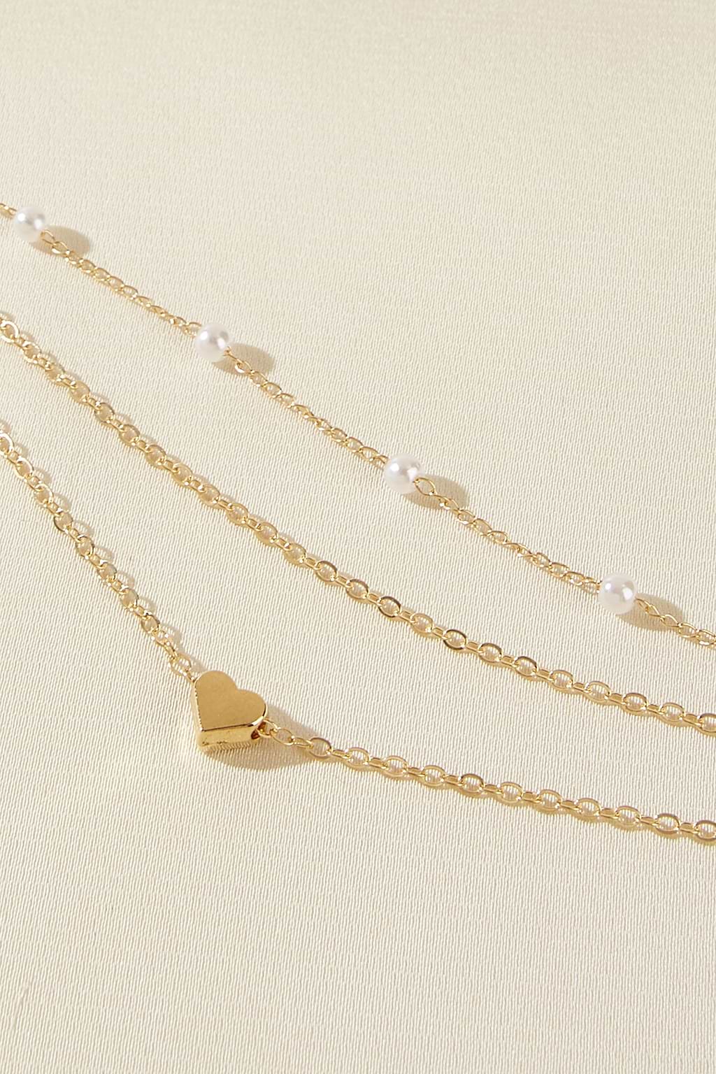 Shine Bright Gold-Tone Necklace Set