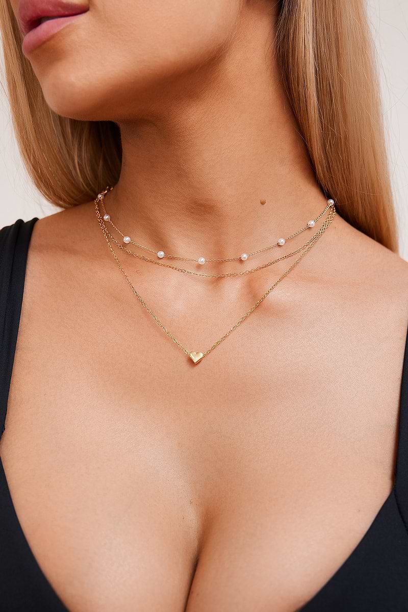 Shine Bright Gold-Tone Necklace Set