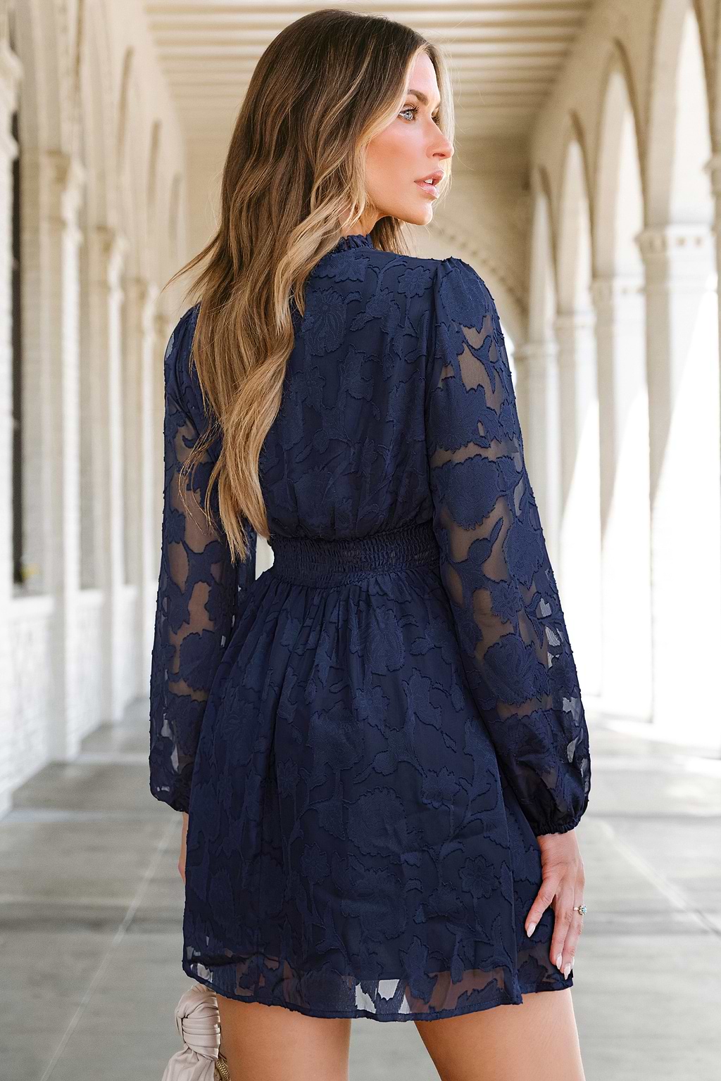 Late Night Blue Mini Dress