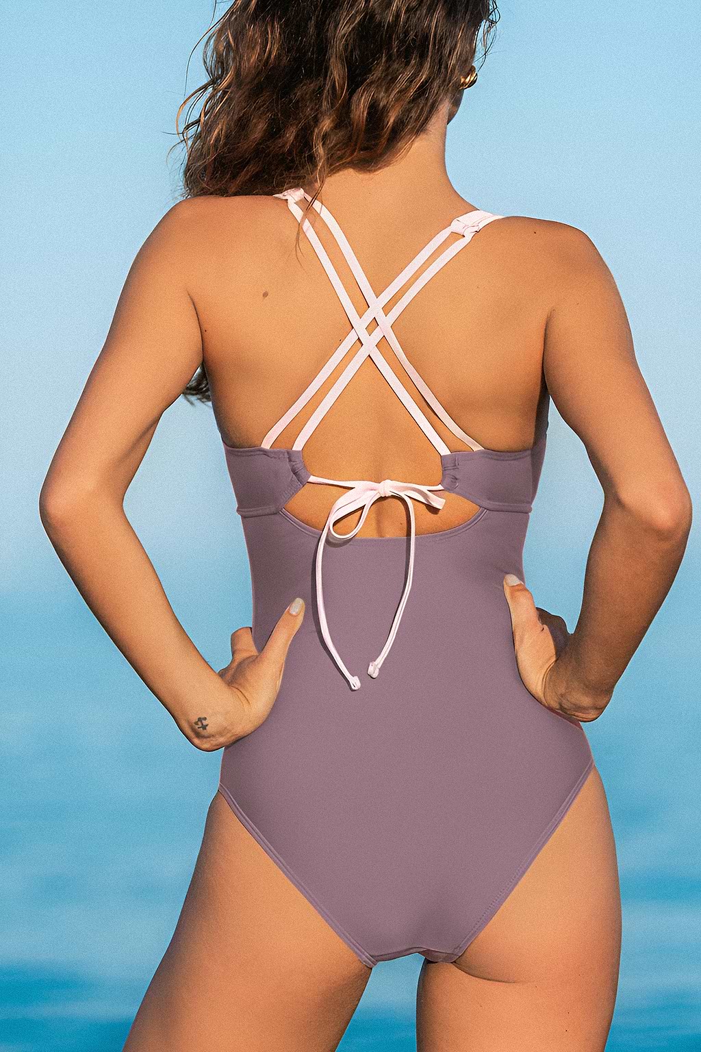 Jednoczęściowy kostium kąpielowy modelujący brzuch Candy Coast