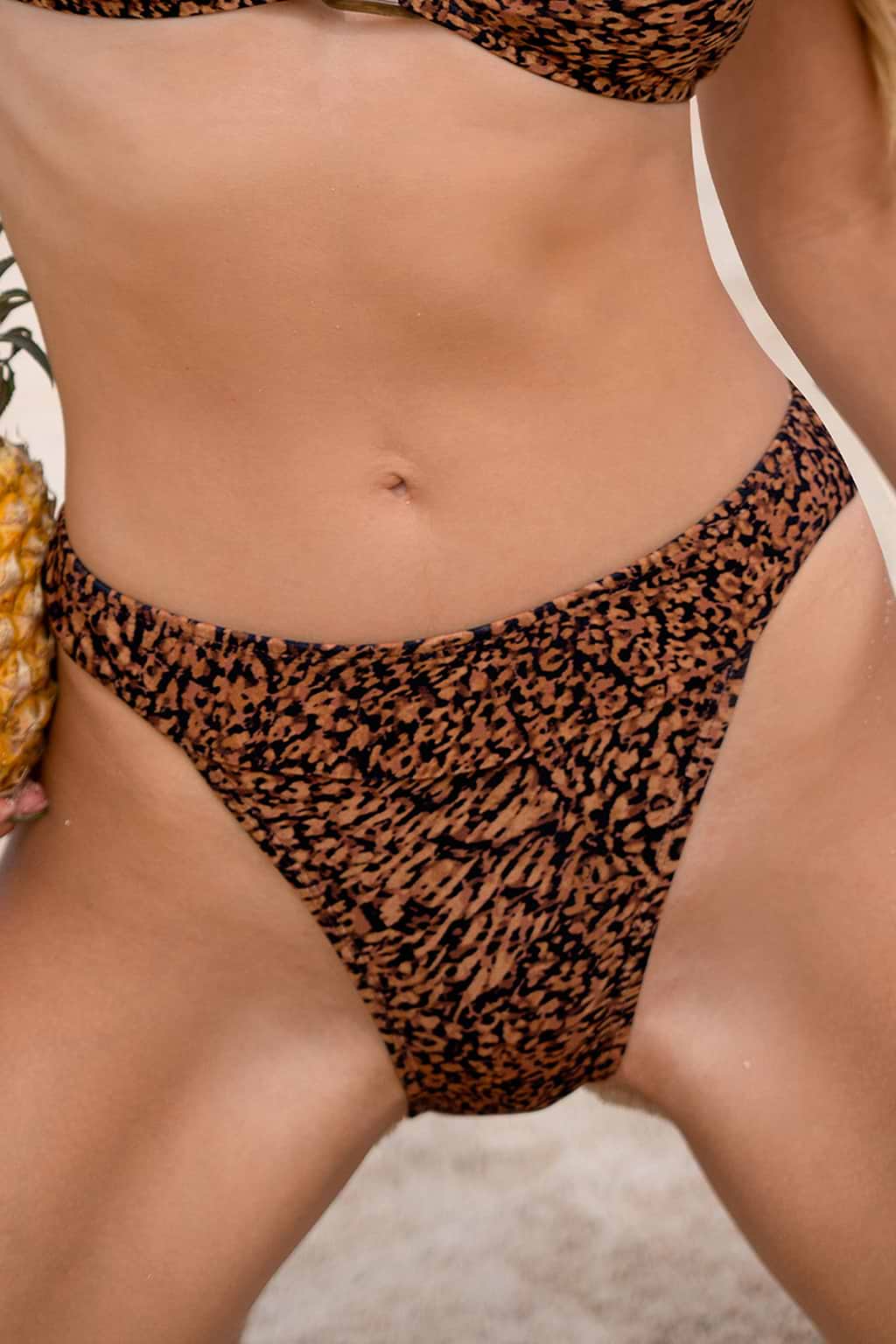 Animal Instinct Animal Print Bikini Bottoms