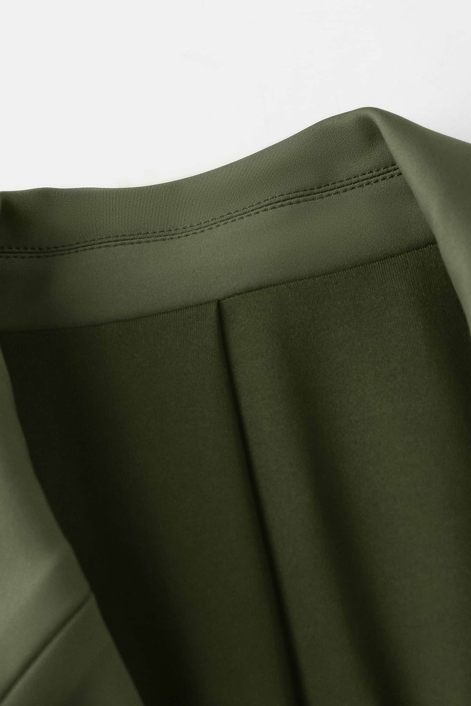 x JoJo Olive Green Longline Blazer | Chic & Relaxed Fit | Cupshe