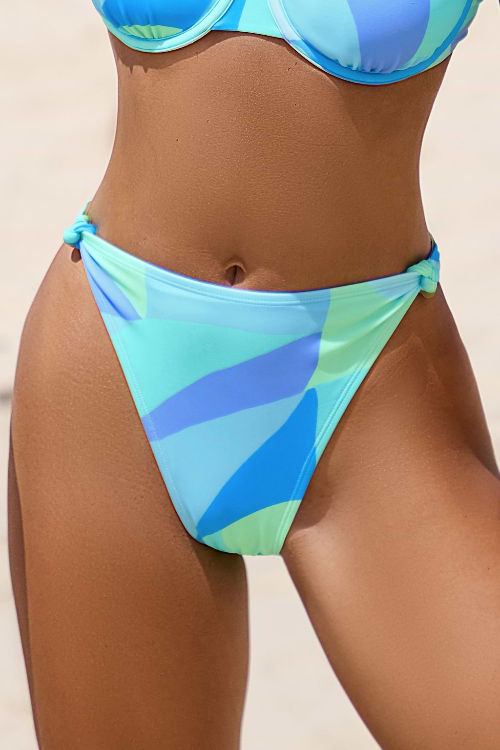 Dream Holiday Geo Cheeky Bikini Bottoms