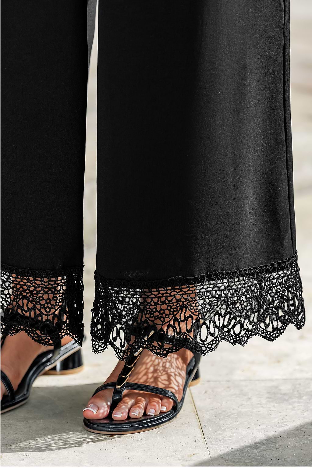 Unmatched Black Pants