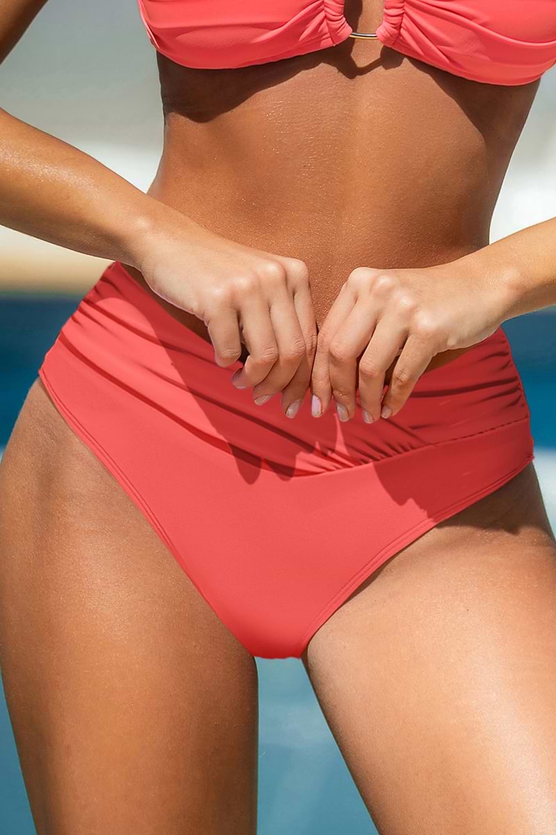 Strawberry Soda Red Bikini Bottoms