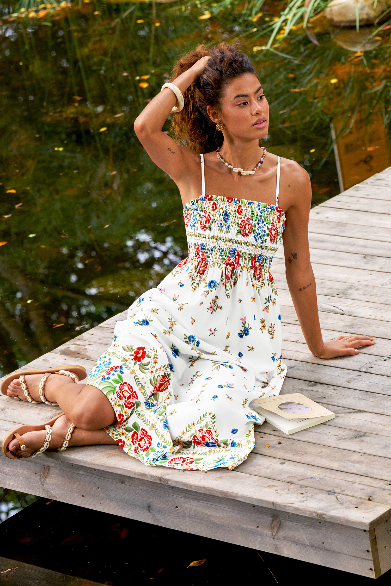 Fruit Pie Cherry Maxi Dress