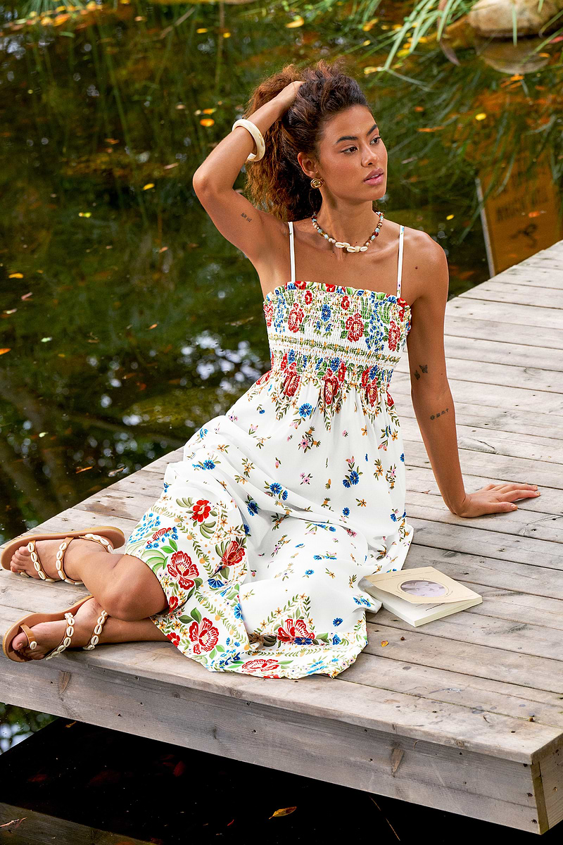 Gentle Start Floral Maxi Dress