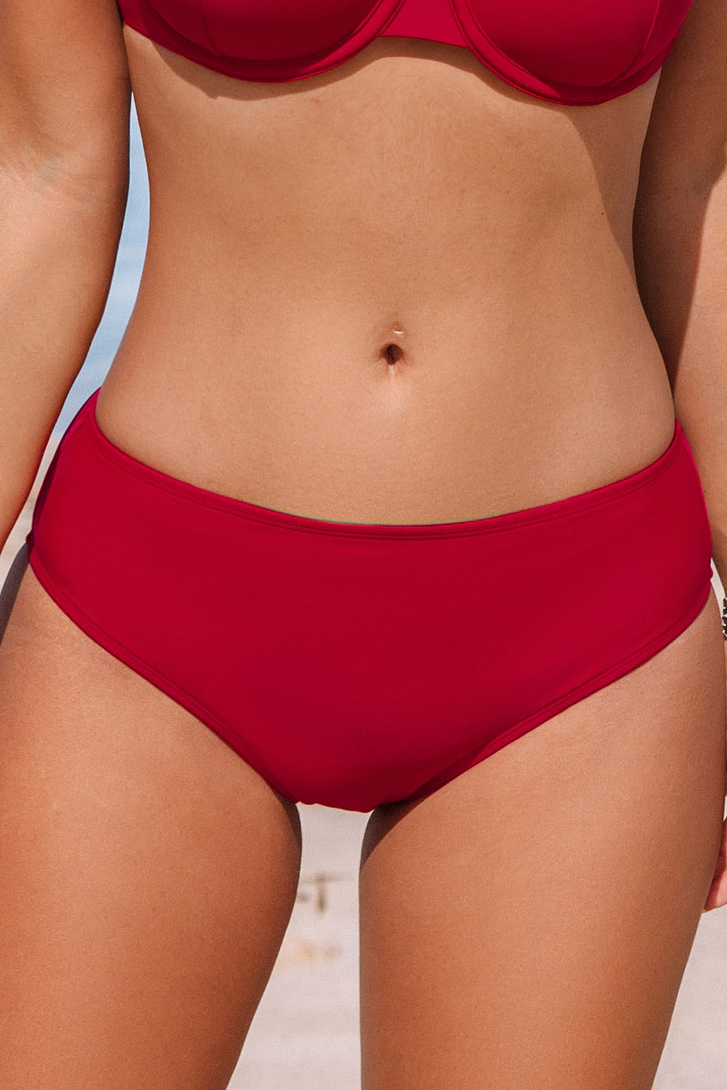 Sangria Bliss Red Bikini Bottoms