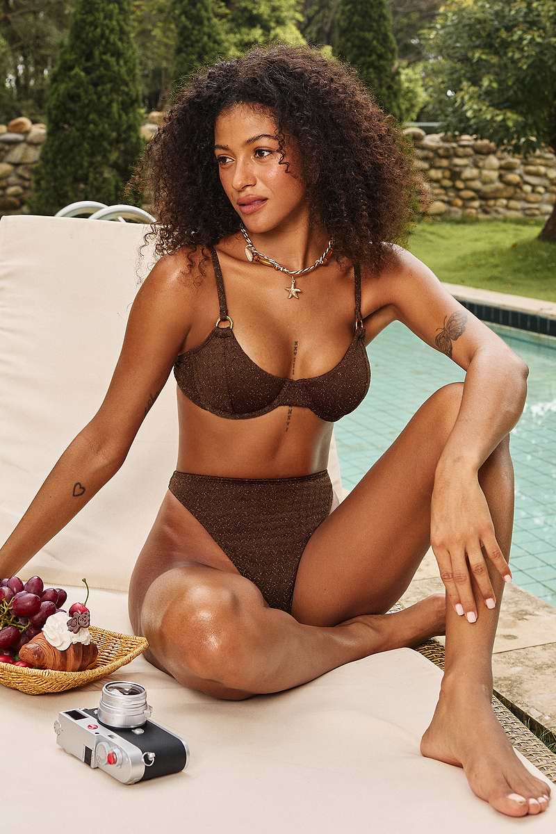 Serendipity Brown Bikini Set