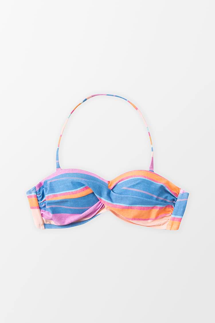 Summer Of Love Bikini Top Bandeau con lazos en la espalda
