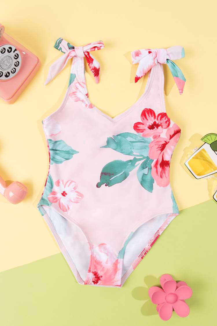 Wild Ronarce Girls Swim One Piece Swimsuit