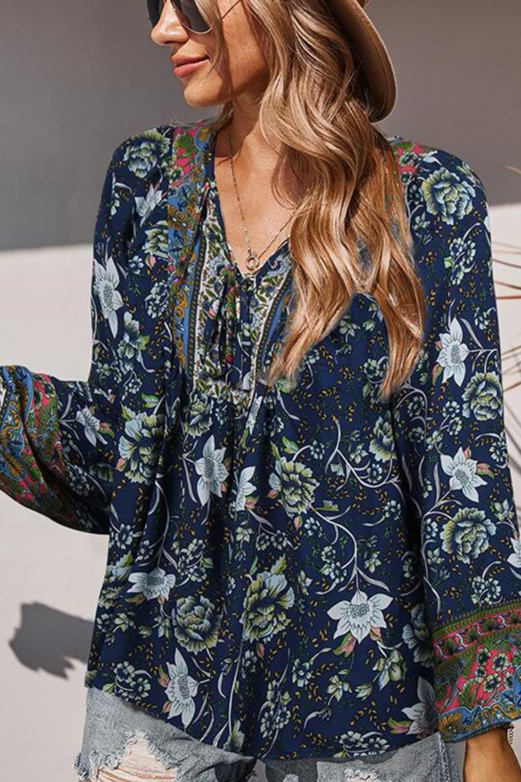 Diza Puff Sleeve Loose Waisted Top