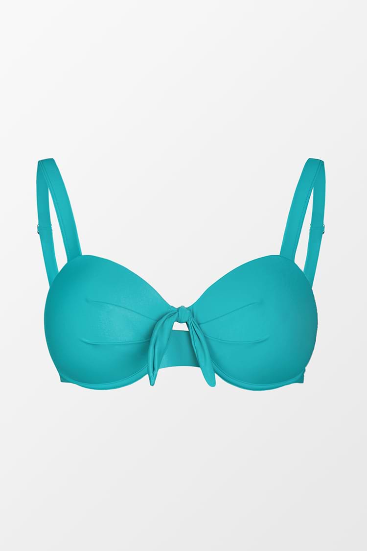 Top de bikini Kristin con aros de talla grande